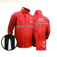 ARAI motor Baju hujan/ baju hujan kalis air dua lapisan/ baju hujan motor kualiti premium / 3 dalam