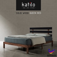 KIRA Solid Wood Bed / Queen Bed / Single Bed / Bed Frame / Katil Kayu / Katil Queen / Katil Bujang / DESIGN . QUALITY by katilo furniture