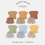 Mooi Children's Suits Pocket Tee Set V1