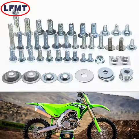 Motocross Screw Bolt Full Fastener Kit Hardware fittings For Kawasaki KX85 100 KX125 KX150 KX250 KX2