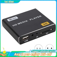 In stock-Mini 4K HDD Media Player 1080P Horizontal and Vertical Digital Video Player with USB Drive/