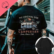 Vans And Beetles Theme Streetwear Men Short Sleeve Mens Clothing Tshirts Mens Clothes Womens Y2k Sh