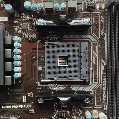 Used A320M PRO-VD PLUS Motherboard AM4 Socket DDR4 Memory VGA DVI for MSI