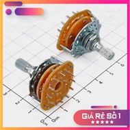RS25 4P3T Rotary Switch, 4-Pole 3-Position Selectority