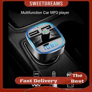 T25 Car Bluetooth-compatible 5.0 FM Transmitter MP3 Player Fast Charging USB Cha