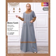 "Promo" Nibras Gamis Bianca Grey