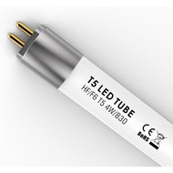 IHYCTV F6T5WW LED T5 Tube 4W 9 inci Penggantian Mentol Fluoresen Linear, 520 Lumen, 3000 Kelvin, Put