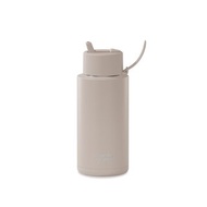 【frank green 台灣】三層真空保溫瓶 1000ml - 拿鐵色