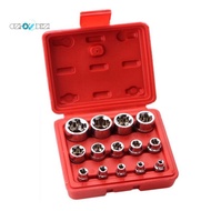 14Piece E-TORX Socket Set Premium Female Torx Socket Set Star Socket Set Torque Socket Set