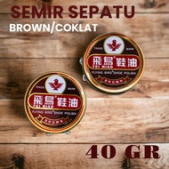 SEMIR SEPATU WARNA COKLAT 40GR MURAH