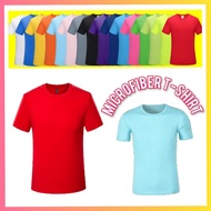 MICROFIBER T-SHIRT UNISEX QUICK DRY ROUND NECK SHORT SLEEVE SPORT SHIRT BAJU JERSI CEPAT KERING KOLA