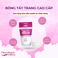 (Quà tặng không bán) Bông tẩy trang cao cấp Novotane Ultra