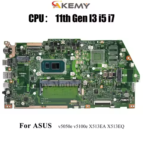 X513EA Laptop Motherboard For ASUS VivoBook X513EP X513EQ v5100e X513EA X513E v5050e Notebook Mainbo