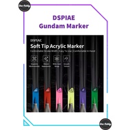 DSPIAE Soft Tip Marker Pen / Acrylic Markers / Water-based Gundam Marker/ Dspiae Gunpla Marker Model
