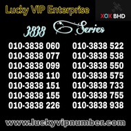 VIP Number, VIP Mobile Phone Number, Silver Number 3 Pairs 010-3838 Series, Prepaid Number, Digi, Ce