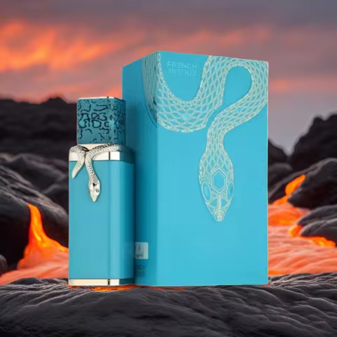 New black snake Vulcan Feu and Vulcan Baie French Avenue 100 ml Fragrance World Perfumes for Luxury 