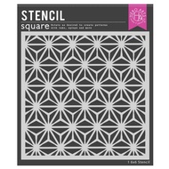 Hero Arts Geometric Version Asana Pattern Stencil