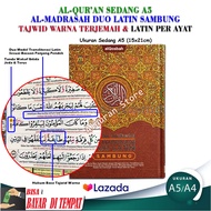 TERBARU - Alquran Al Madrasah Duo Latin Sambung A5 Terjemahan Tajwid Warna 30 Juz Huruf Besar Murah 