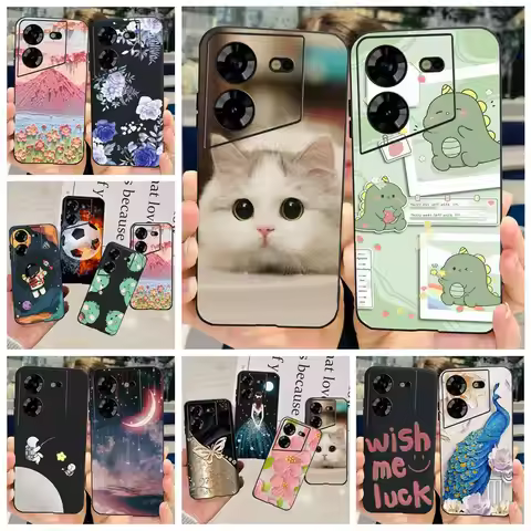 For Tecno Pova 5 Case LH7n Cute Fashion Painted Cover Soft Silicone Phone Case For Tecno Pova 5 Pova