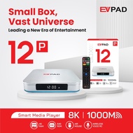 EVPAD 12P Android TV Box 8K – 4GB+64GB | 1000M LAN | Voice Control