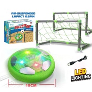 Rechargeable air Power Led Kids Indoor Hover Soccer Foot Ball Electric Suspended Ball Hover Soccer B