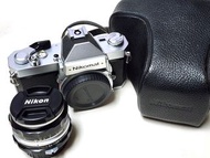 Nikon Nikomat FT2 銀色機身 + Nikon Nikkor-H Auto 50mm f2 Lens