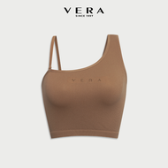 Áo crop top nữ Vera by Chipu nylon trơn - C0031