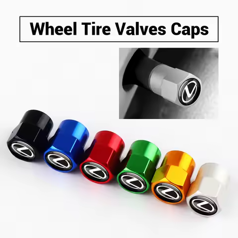 4PCS Car Wheel Tire Valve Caps Stem Case Cover For Lexus is200 is220d es300h ct200h rx350 is300h is2
