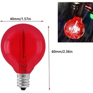 Sxminer 15 Pack G40 Light Bulbs LED Replacement Bulbs 1W LED Filament Bulbs Shatterproof Plastic LED