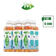 Lốc 6 Chai Trà TVT Việt Quất Chai 450Ml Tinh Chất Trà Xanh Trà Đen