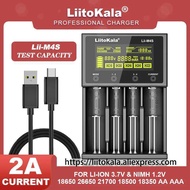 NEW LiitoKala Lii-M4S Multiftional Battery Charger for 3.7V 1.2V 18650 26650 21700 14500 18350 AA AA