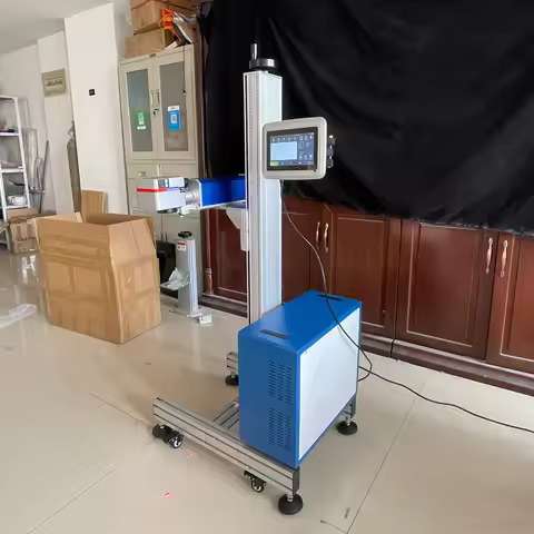 3W 5W UV 10W Flying Laser Marking Machine Fiber JPT MOPA M7 20W 30W 60W 100W Engraver for Glass CO2 