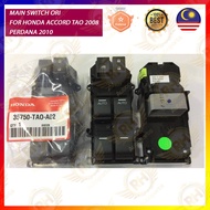 Honda Accord TAO Proton Perdana Accord 2007-2013 Power Window Main Switch Master SUIS 35750-TAO-A02 35750-TBO-H01