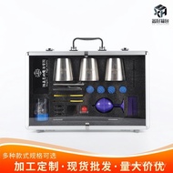 Aluminum Alloy Portable Round Angle Acrylic Hardware Toolbox Multifunctional Shock-Resistant Toolbox