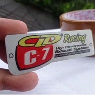 EMBLEM CLD RACINGknalpot CLD BrandC3 Best Racing Exhaust