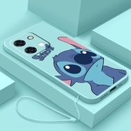 Redmi 15C POCO C85 Redmi15C Cute Monster Stitch Casing Matte Liquid Silicon Back TPU Soft Case Cover