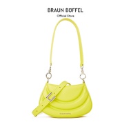 Braun Buffel Spiralig Small Shoulder Bag In Cyber Lime