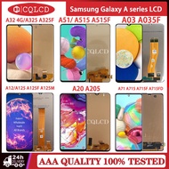 For Samsung Galaxy A32 4G LCD Amoled A51 A515 A515F LCD A03 A035F LCD A12 A125 LCD A20 A205 A71 A715 A03s A035 A30 A50 A50S LCD Display Touch Screen Digitizer Assembly Replacement