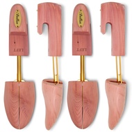 MEN’S ADJUSTABLE SPLIT TOE CEDAR SHOE TREE | 2-PACK | GROWN IN USA | GREAT GIFT FOR MEN