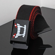 Canvas Belt Teenager Belt Smooth Buckle Belt Student All-Match Boy Pants Belt