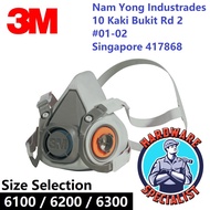 3M Half Facepiece Reusable Respirator 3M 6100/3M 6200/3M 6300/Spray Paint Mask