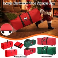 7.5FT and 9FT Christmas Tree Storage Bag With Wheels Tear-Resistant Holiday Decorations Storage Supp