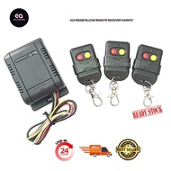 Autogate 2CH Red Yellow Remote Control 433mtz( REMOTE CONTROL / RECEIVER )
