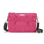 [ELLE Active] Intellectual Elegant Series-Lightweight Multi-Layered Side Backpack-Pink