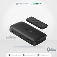 UGREEN HDMI Switcher 3 Input 1 Output 4K HD 1080P with Remote 80125