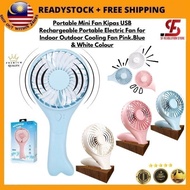 Portable Mini Fan Kipas USB Rechargeable Portable Electric Fan for Indoor Outdoor Cooling Fan Pink,B
