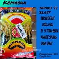 bibit Benih Padi Inpari 48 Blast 5kg sertifikasi label ungu