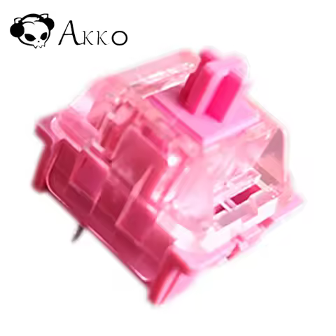 AKKO Rose Red Switch Linear 43g for Mechanical Keyboard Switch Office Gamers Switches 3Pin RGB DIY C