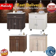 Melody ~ 2 Door+1 Drawer KITCHEN Cabinet 3Ft / Low Cabinet / Cabinet Coway / Almari Dapur / Installa