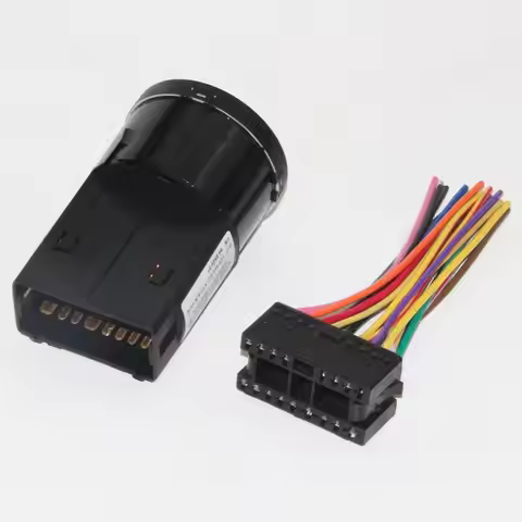 OEM Euro Headlight Headlamp Fog Lamp Knob Switch Control + plug For VW Jetta 4 Golf 4 GTI Mk4 Bora P